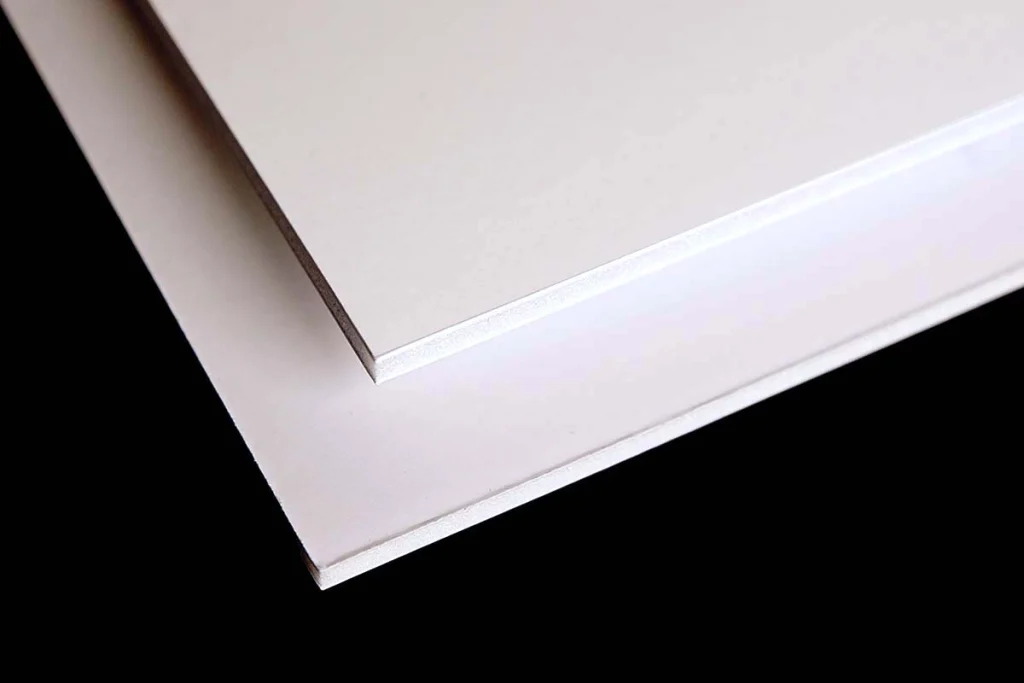 white plain foam core board