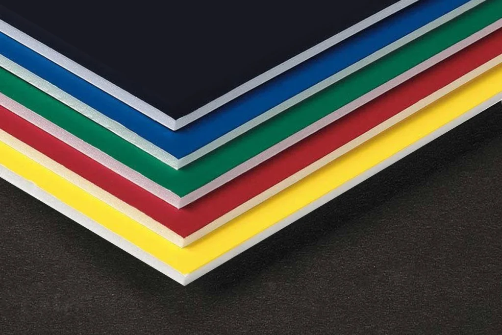 colored foam board
